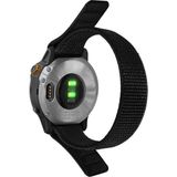 CaseOnn Garmin Instinct 3 – 50 Mm, Solar, Tactical Edition Kordon Hasır Kumaş Ultrafit Nylon Yedek Kayış Siyah