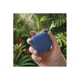 CaseOnn Kılıf Askı Aparatlı Mat Silikon Koyu Mavi Koyu Mavi Galaxy Buds 2 - Buds 2 Pro ile uyumlu