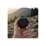 CaseOnn Kılıf Darbe Emici Silikon Siyah Siyah Galaxy Buds 2 - Buds 2 Pro ile uyumlu