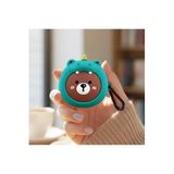 CaseOnn Kılıf Karakter Figürlü Ayı Yeşil Çam Yeşili Galaxy Buds 2 Pro ile uyumlu