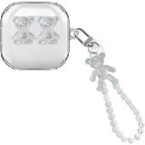 Caseonn Samsung Galaxy Buds 2 - Buds 2 Pro Kılıf Figürlü 3D Ayıcık Şeffaf - Renksiz