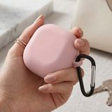 Caseonn Samsung Galaxy Buds 4 Kılıf V2 Askı Aparatlı Mat Silikon Pembe
