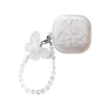 Caseonn Samsung Galaxy Buds Fe - Buds Core Kılıf Figürlü 3D Kelebek Şeffaf