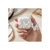 Caseonn Xiaomi Redmi Buds 8 Active Kılıf Figürlü 3D Kelebek Şeffaf