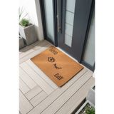 CASERA HOME New Charm Natürel Good Day Paspas Dış Kapı Paspası Kıl Kapı Önü Paspası