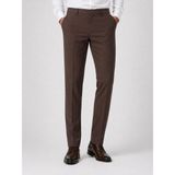 Caserta Regular Fit Likralı Erkek Kumaş Pantolon - 7558 - Kahverengi - 52