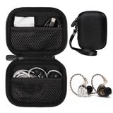 CaseSack KZ ZS10 Pro, Linsoul 4BA+1DD 5 Kulak Monitörü Sürücüsü, HiFi Metal Kulaklık (Siyah) (Siyah) için kılıf
