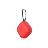 CaseStreet Samsung Galaxy Buds 2 Pro ile Uyumlu Kılıf, Kancalı Mat Silikon Soft TPU, Kırmızı