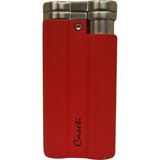 Caseti Tek Torch Pürmüz Mat Kırmızı Puro Çakmağı