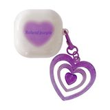 Casetify Samsung Galaxy Buds 2 Uyumlu Kılıf Kulaklık Kılıfı Silikon Kılıf Koruyucu Kılıf - Lila
