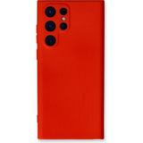 Casetify Samsung Galaxy S22 Ultra Kılıf Nano Içi Kadife Silikon - Kırmızı
