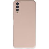 Casetify Vivo Y20 Kılıf Nano Içi Kadife Silikon - Pudra