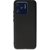 Casetify Xiaomi Redmi 10C Yumuşak Silikon Kılıf - Siyah