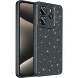 Casetify Xiaomi Redmi Note 14 Kılıf Kamera Korumalı Simli Lüks Sah Koton Kapak - Siyah - Redmi Note 14 4G