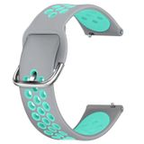CaseUp Huawei Honor Watch Magic, CaseUp Silicone Sport Band Koyu Gri Turkuaz