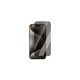 CaseWorld iPhone 14 Pro ile Uyumlu CaseWorld HD Serisi 0.33mm Privacy Temperli Cam Ekran Koruyucu Siyah