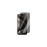 CaseWorld iPhone 14 Pro Max ile Uyumlu CaseWorld HD Serisi 0.33mm Privacy Temperli Cam Ekran Koruyucu Siyah