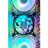 Caseybox Arcane Jinx-ekko 120x120 Mm Siyah Çerçeveli Oyun Pc Aksesuarı, Masaüstü Bilgisayar Fan Kapağı