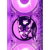 Caseybox Catwoman 120X120 mm Beyaz Çerçeveli Oyun Pc Aksesuarı, Masaüstü Bilgisayar Fan Kapağı