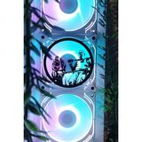Caseybox Gta V Franklin 120X120 mm Beyaz Çerçeveli Pc Aksesuarı, Masaüstü Bilgisayar Fan Kapağı