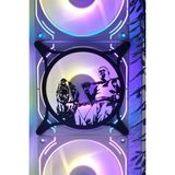 Caseybox Gta V Franklin 120X120 mm Siyah Çerçeveli Pc Aksesuarı, Masaüstü Bilgisayar Fan Kapağı