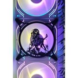 Caseybox Gta V Trevor 120X120 mm Siyah Çerçeveli Oyun Pc Aksesuarı, Masaüstü Bilgisayar Fan Kapağı