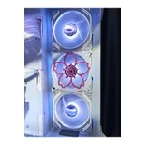 Caseybox Sakura Çiçeği 120x120 Mm Oyun Pc Aksesuarı, Masaüstü Bilgisayar Fan Kapağı
