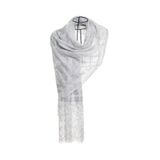 CASHMERE AND SİLK MAWLANA Kaşmir Ipek Payetli Dantel Şal