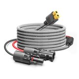 CASIMY Güneş Enerjili Şarj Kablosu XT60 Adaptör Bağlantısı Güneş Paneli 60W 110W 160W 220W 400W, EF ECOFLOW River Delta Serisi ile Uyumlu Taşınabilir Güç İstasyonu Güneş Jeneratörü 3,5M/11Ft