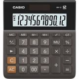 Casio 12 Hane Masa Üstü Hesap Makinesi Mh-12 - Yok - Siyah