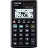 Casio 8 Hane Siyah Cep Tipi Hesap Makinesi SL-797Tv-Bk - Yok
