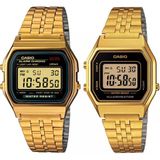 Casio A159WGEA-1DF-LA680WGA-1DF Retro Çift Kol Saati (Kadın-Erkek)