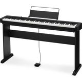 Casio Cdp-s110bk 88 Tuşlu Dijital Piyano Cs46Sehpa Nota Sehpası Adaptör Sustain Pedal Hediyeli
