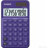 Casio Cep Tipi SL-310UC Mor Hesap Makinesi 10 Haneli LCD Ekran Özellikli Türkiye Menşeli - Yok