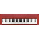Casio CT-S1RD Casiotone Piyano Klavye, 61 Vuruşa Duyarlı Tuşlu, Kırmızı - Standart