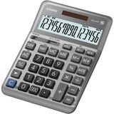 Casio DM-1600F 16 Haneli Masa Üstü Hesap Makinesi LCD Ekran ile Türkiye Menşeli - Yok - Gri