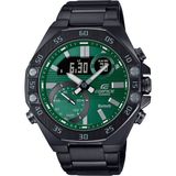 Casio Edifice Akıllı Telefon Bağlantılı Kol Saati - Siyah - Yeşil