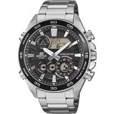 Casio Edifice ERA-130D-1ADF Quatz Çelik Gri Siyah Kadran 10 Atm 46 mm Erkek Kol Saati - tek ebat