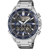 Casio Edifice ERA-130D-2ADF Quartz Çelik Gri Lacivert Kadran 10 Atm 46 mm Erkek Kol Saati - tek ebat