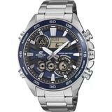 Casio Edifice Era-130D-2Adf Quartz Çelik Gri Lacivert Kadran 10 Atm 46 Mm Erkek Kol Saati