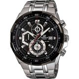 Casio Edifice Erkek Kol Saati 10 ATM Suya Dayanıklı Çelik Kasa ve Kordon ile Siyah Kadran