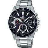Casio Edifice Erkek Kol Saati Gri Çelik Kasa Suya Dayanıklı 1 ATM Takvimli Analog Model