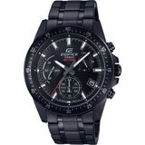 Casio Edifice Kol Saati Erkek Pilli (Quartz) 100 Atm Suya Dayanıklı Siyah Çelik Kordon