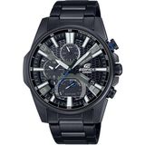 Casio Edifice Siyah Akıllı Telefon Bağlantılı Erkek Kol Saati 100 Metre Su Geçirmez - Siyah - Siyah