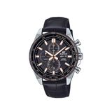 Casio Efr-574bl-1avudf Siyah Deri Erkek Kol Saati