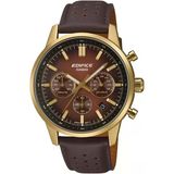 Casio Efr-575cl-5adf Kahverengi Deri Erkek Kol Saati