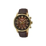 Casio EFR-575CL-5ADF Quartz Deri Kordon Kahve 10 Atm 41 mm Erkek Kol Saati - Renkli