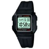 Casio F-201Wa-1Adf Quartz Silikon Siyah 34 Mm Erkek Kol Saati
