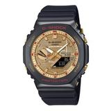 Casio GBM-2100RH-1ADR Siyah Sarı Erkek Kol Saati