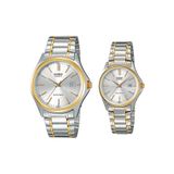 Casio Gold Gümüş Renk Sevgili Çift Iki Kol Saati